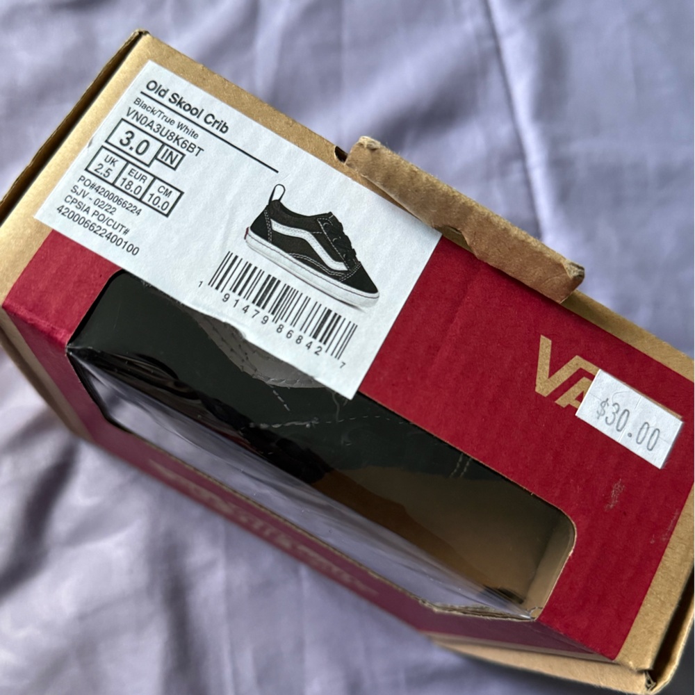 Vans Black and White Old Skool Sneakers